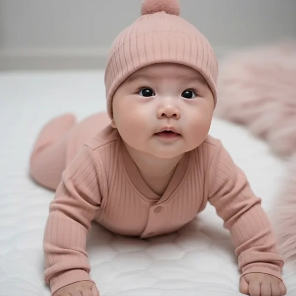 PANTONE 16-1620 TCX Tea Rose đồ trẻ em vải tre bamboo 2