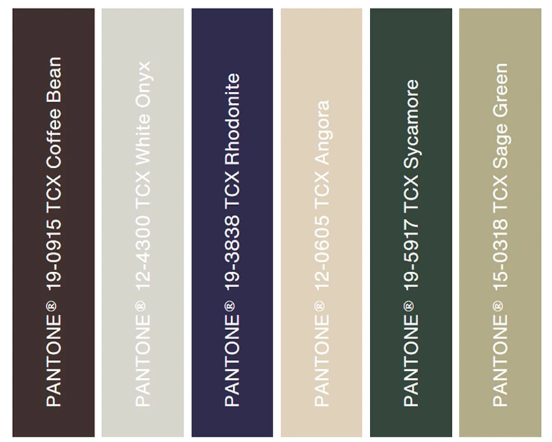 Bảng màu bỗ trợ cho 10 mã màu pantone 2026 - bảng màu pantone 2026