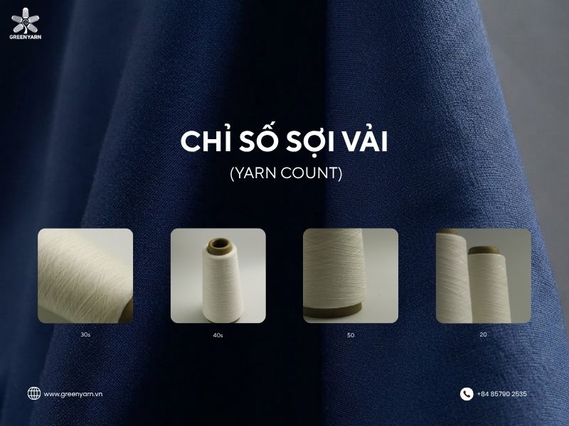 Chỉ số sợi vải (Yarn Count) bamboo Biocell greenyarn